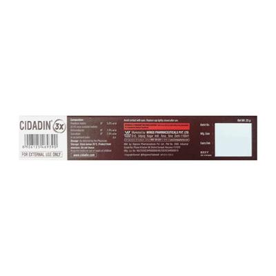 CIDADIN 3X Ointment 25g - Skin Infections-Ski