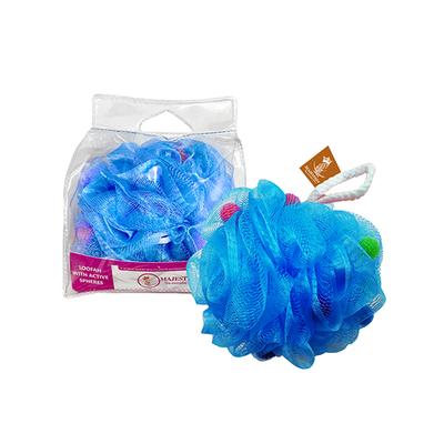 Majestique Cleanse Flower Loofah Mesh Bath Shower Ball For Women And Men, Shower Essential Skin Care 1's - Loofahs & Sponges