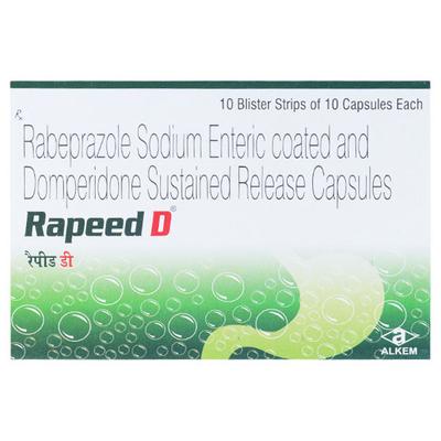 Rapeed D Capsule 10'S - Ulcer/Reflux/Flatulence-Aaa