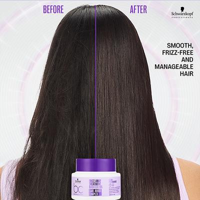 Schwarzkopf Professional Bonacure Frizz Away Treatment with Babassu Oil with Vegan Keratin 200 ml - Hair Masks & Packs