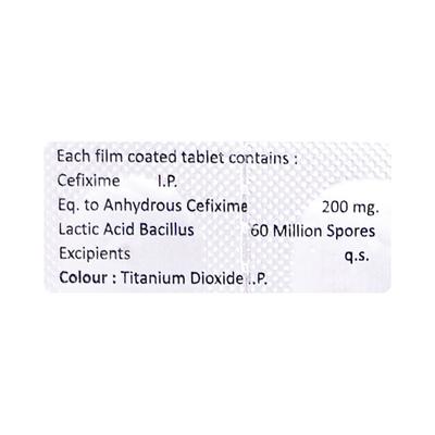 FILCEF LB 200mg Tablet 10's - Bacterial Infections-Cep