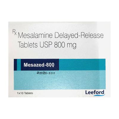 MESAZED 800 Tablet 10's - Ulcerative Colitis/Bowel Inflammatory Disease-GIT