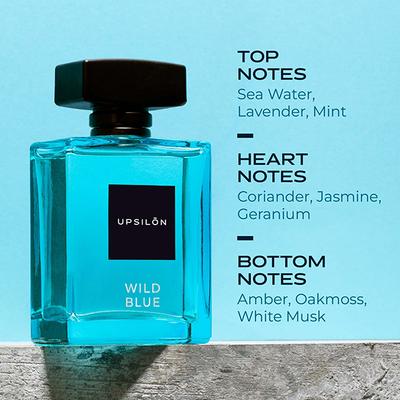 Upsilon Wild Blue Eau De Parfum for Men 100ml - Men Perfumes (Edt/Edp)