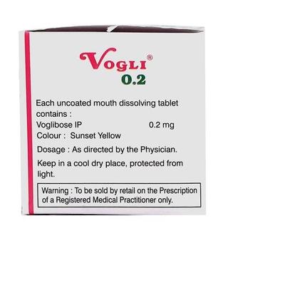 Vogli 0.2mg Tablet 10'S - Diabetes-Ant