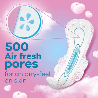 Whisper Ultra Softs Air Fresh Sanitary Pads for Women XL+ 15 Napkins 1's - Others