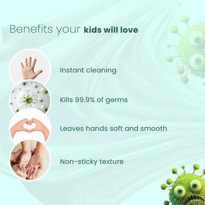 BabyOrgano Waterless Hand Wash for kids 50 ml - Baby Grooming