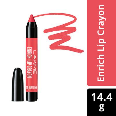 Lakme Enrich Lip Crayon Baby Pink 14.4 Gm - Lip Crayons
