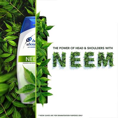 Head & Shoulders Neem Anti Dandruff for Women & Men Shampoos 340ml - Shampoos