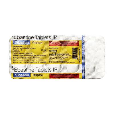 Sibastin 20mg Tablet 10'S - Allergies-Ant
