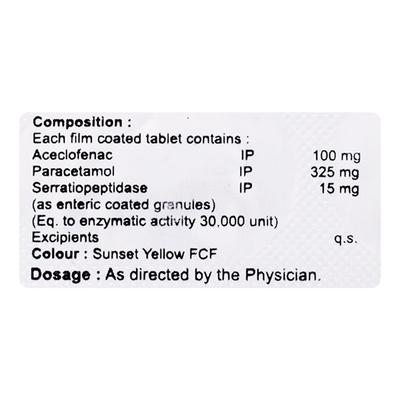 ACELERA SP Tablet 10's - Pain relief-Nsa