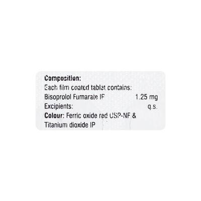 BISOPHARM 1.25 Tablet 10's - Hypertension-Bet