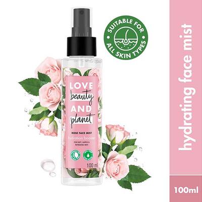 Love Beauty And Planet Rose Face Mist Hydration Booster 100 ml - Face Mists