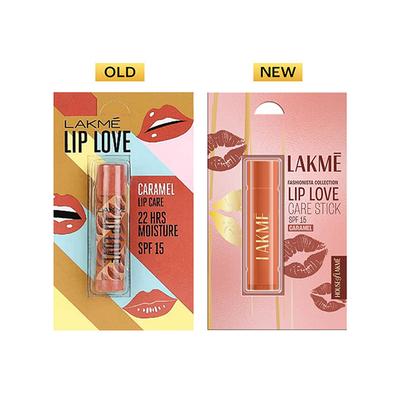 Lakme Lip Love Caramel 22 Hrs Moisture Spf 15 4.5gm - Lipsticks