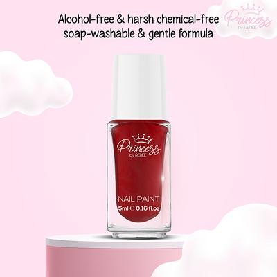 Princess By Renee Bubbles Nail Paint Red Riddle 5 ml - Nail Polish