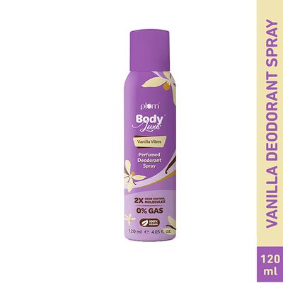 Plum Bodylovin' Vanilla Vibes Perfumed Deodorant Spray 2X Odor Control Molecules 120 ml - Deodorants/Roll-Ons