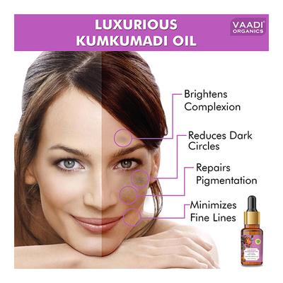 Vaadi Herbals 100% Pure Essential Oil - Luxurious Kumkumadi 10 ml - Essential Oils