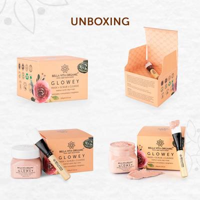 Bella Vita Organic Glowey Face Pack, Scrub & Face Wash 3 In 1 100 gm - Massage Oils