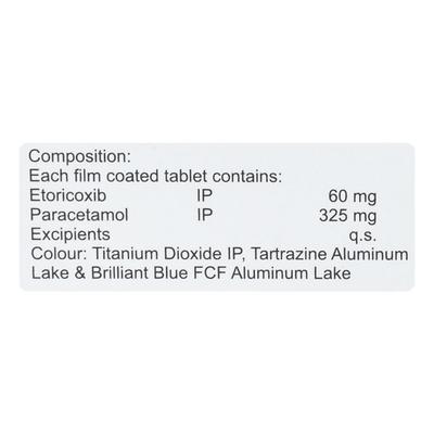 ETOFINE P Tablet 10's - Pain relief-Nsa