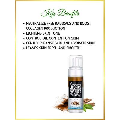 Nutrinorm Licorice Foaming Face Wash 150 ml - Face Washes