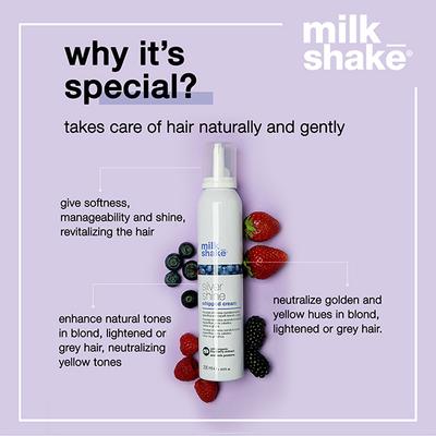 milk shake Silver Shine Whipped Cream 200 ml - Hair Perms & Texturizers