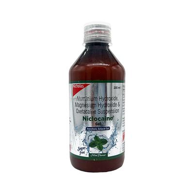 NICLOCAINE SUGAR FREE MINT FLAVOUR Gel 200ml - Ulcer/Reflux/Flatulence-Aaa