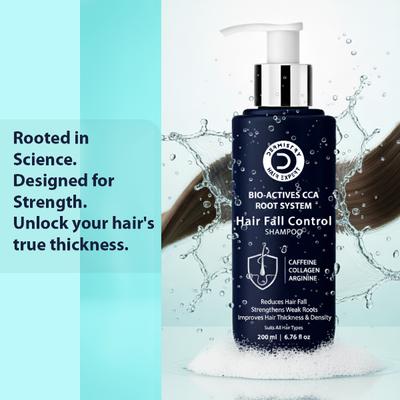 Dermistry Anti Hair Fall With Caffeine Collagen Arginine Shampoo 200 ml - Shampoos