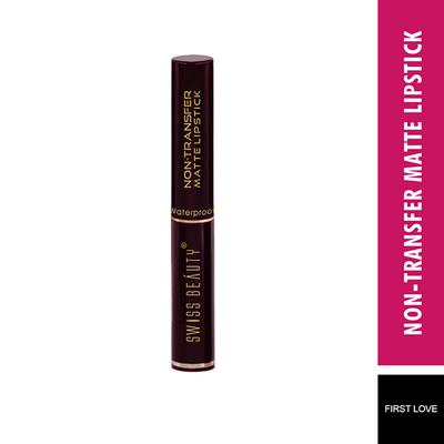 Swiss Beauty Non-Transfer Matte Lipstick - (First Love) 2 gm - Lipsticks