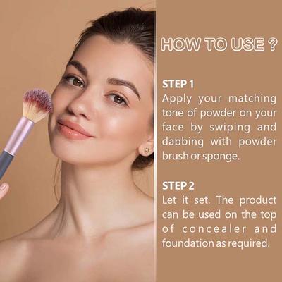 Half N Half Hyper Glow Matte Effect Pressed Compact Powderatte Flawless Finish- Honey Glow 20 gm - Compact Powder