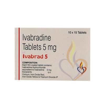 Ivabrad 5 mg Tablet 15'S - Angina