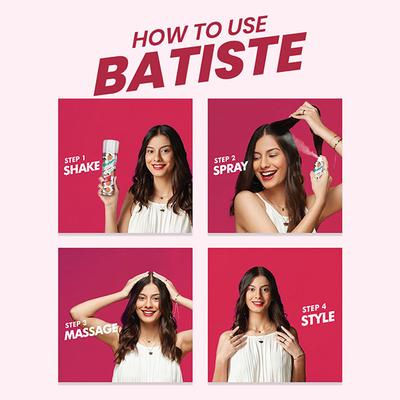Batiste Dry Shampoo Naughty 200 ml - Dry Shampoos & Conditioners