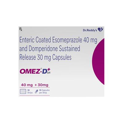 OMEZ D SR+ 40/30mg Capsule 15's - Ulcer/Reflux/Flatulence-Aaa