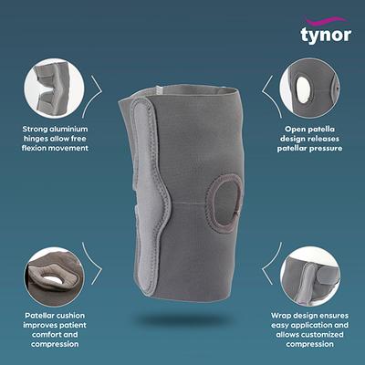 Tynor Elastic Knee Support (XXL) (D 08) - Knee/Ankle/Leg/Foot Supports