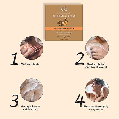 The Man Company Relaxing Oud Soap 100gm each 2's - Soaps