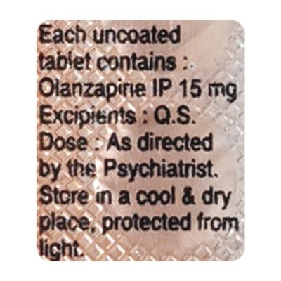 Olimelt 15mg Tablet 10'S - Schizophrenia-Aps