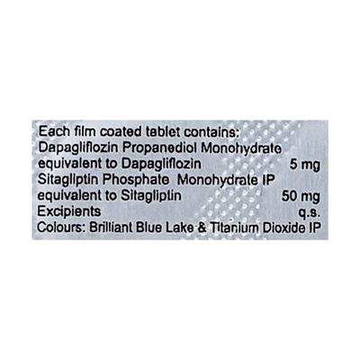 SGLTD S 5/50 Tablet 10's - Diabetes-Ant