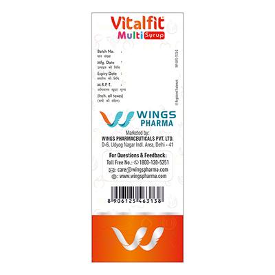 VITALFIT MULTI Syrup 200ml - Supplements-Vam