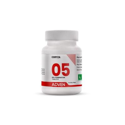 Adven Coryza Bio-Combination Tablets 5 25 gm - Personal Care(Homeopathy)
