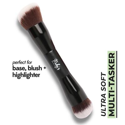 Ruby's Organics Dual Ended Blush + Foundation Brush 1's - Face Brush