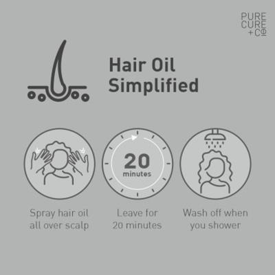 Pure Cure + Co. Hair Neelibringadi Oil - Thicker + Stronger Hair 100 ml - Hair Oils