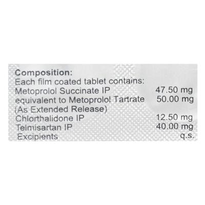 MET XL 3D 50/12.5 Tablet 15's - Hypertension-Bet