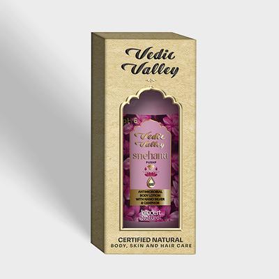 Vedic Valley BODY LOTION PUSHP CERTIFIED NATURAL 300 ml - Lotions & Creams