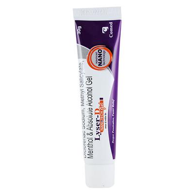 LYSER D NANOTECH Gel 30gm - Pain relief-Nsa