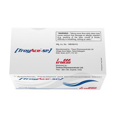 Troyace SP Tablet 10'S - Pain relief-Nsa