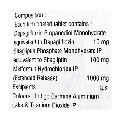 EMSITA TRIO FORTE Tablet 10's - Diabetes-Ant