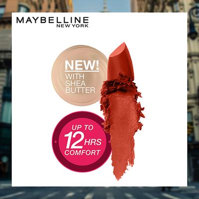 Maybelline New York Color Sensational Creamy Matte Lipstick, 674 Madison Red 1's - Lipsticks