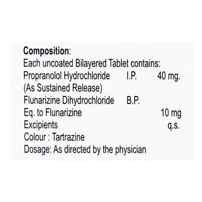MIBETA PLUS 10mg Tablet 10's - Migraine