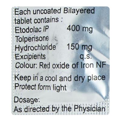 Etogesic T Tablet 10'S - Muscle Spasm-Mus