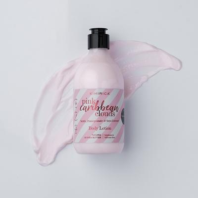 Kimirica Pink Caribbean Body Lotion with Pomegranate & Soya Extract, Tucuma & Shea Butter 300ml - Lotions & Creams
