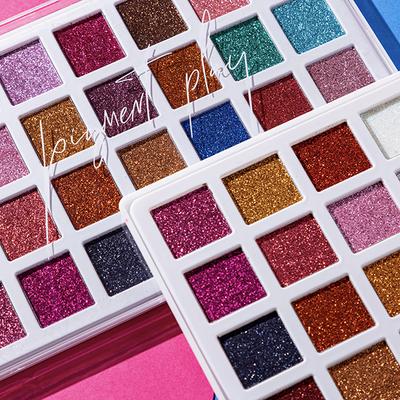 Pigment Play Rainbow Glow Max Effect Glitter Palette - One Love 50.4gm - Face Palettes