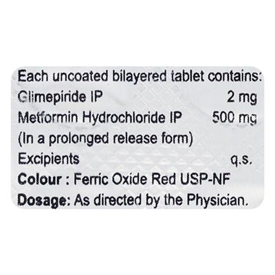 Isryl M 2Mg Tablet 15's - Diabetes-Ant